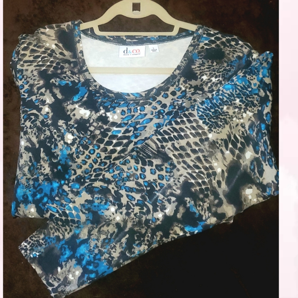 Brand new multi colored Denim Co blouse - Picture 7 of 10